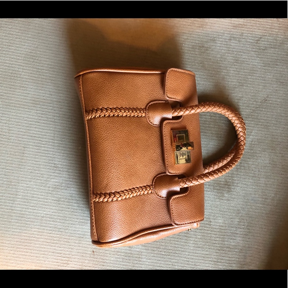 Tan handbag